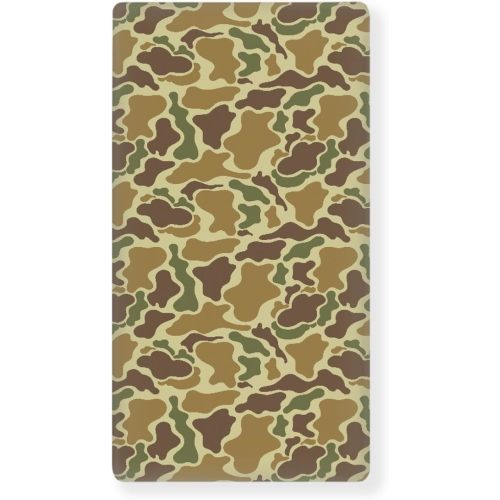 Vintage Camo Green Fitted Crib Sheet Camouflage Retro Brown Army Standard Crib Mattress Fitted Sheet Baby Toddler Bed Mattress Sheets for Boys 28"x52"