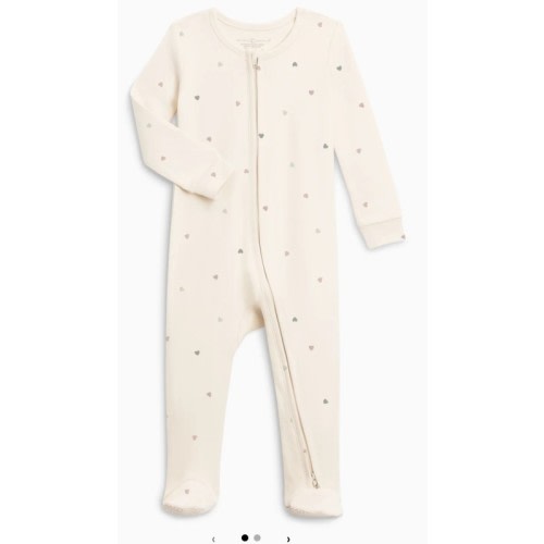 Peyton Zipper Sleeper | Ballet/Heart
