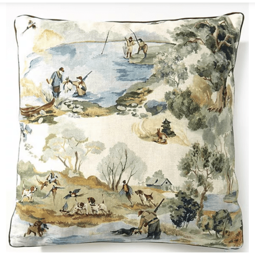 Southern Living Hunting Dogs Wetland Scene Square Decorative Pillow | Dillard's