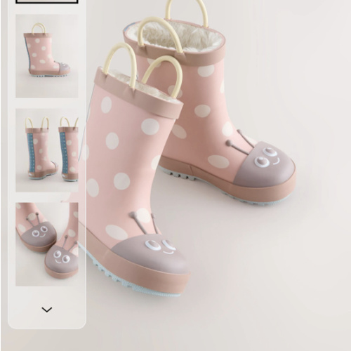 Buy Pink Ladybird Handle Wellies from Next USA