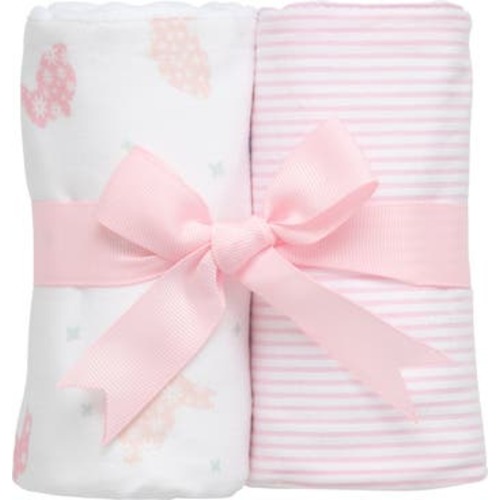 Print Set of Two Burp Cloths