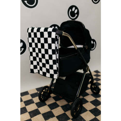 Black Check Kids Blanket (30*40)