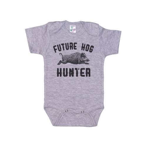 Hog Hunting Onesie®, Future Hog Hunter, Hunting Onesie®, Baby Hunting Outfit, Super Soft, Unisex Bodysuit, Wild Hog Onesie®