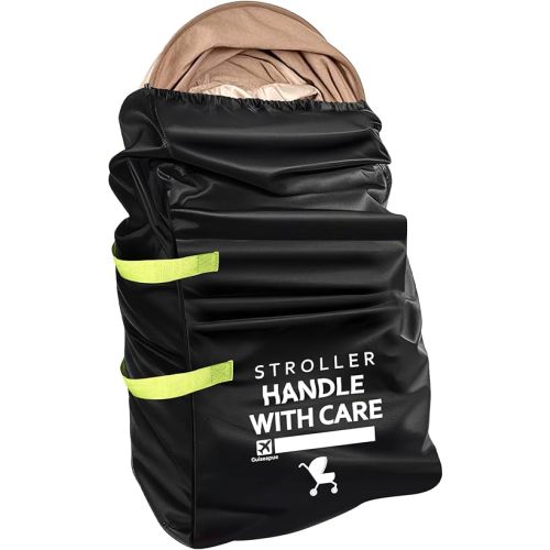 Guiseapue Stroller Bag for Airplane: Stroller Cover for Airplane Travel, 46" H x 21" W x 13" D, Stroller Travel Bag for Single, Double, Jogging Stroller, fit Nuna Doona Cybex Mockingbird Uppababy