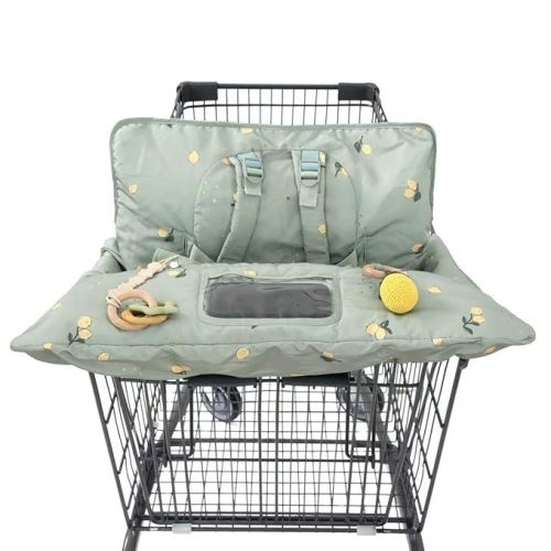 Shopping Cart Cover for Baby 2 in 1 High Chair Covers for Restaurant Comfortable Grocery Cart Seat Covers for Infant, Toddler Universal Suitable for Most Shopping Carts Machine Washable