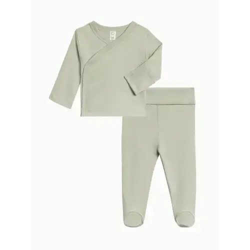 Riley 2 Piece Kimono Wrap Top and Pant Set