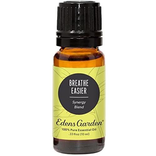 Breathe Easier 100% Pure Therapeutic Grade Synergy Blend Essential Oil by Edens Garden-10 ml, GC/MS tested, CPTG