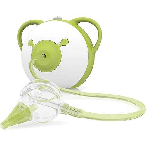 Nosiboo Pro Nasal Aspirator for Babies | Electric Nose Sucker (Green)
