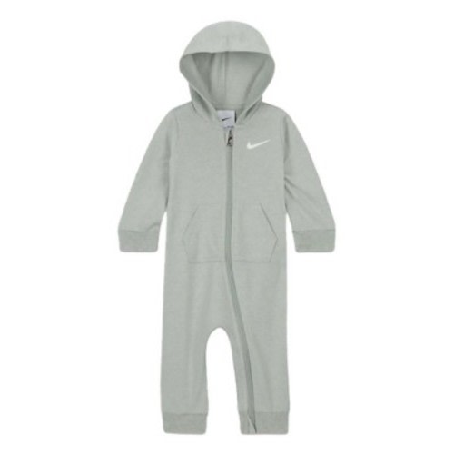 Baby Nike Essentials French Terry Full Zip Hooded Long Sleeve Romper | SCHEELS.com