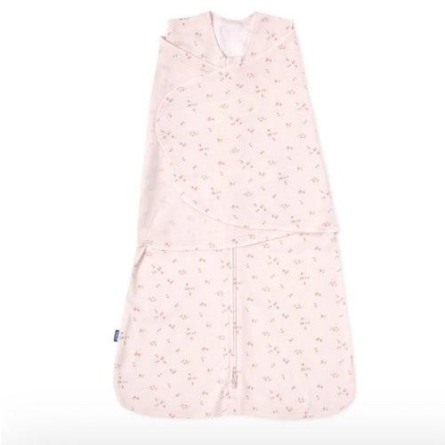 Pink Floral Cotton Swaddle Newborn | HALO