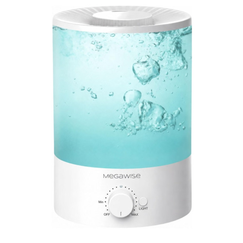 MegaWise Topfill 7-colour Night light humidifier for Kid bedroom with 3.5L Large Capacity, No leakage Design Fine Mist Output Auto Shutoff, Essential Oil Safe Tank