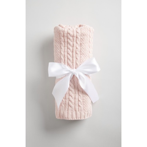 Cable Knit Baby Blanket