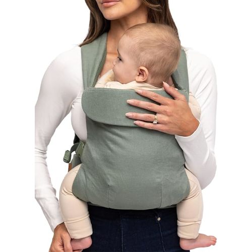 WildBird - Aerial Buckle Carrier - 2-24 Months - Standard (XS-XL) Acadian - Front or Back Carry - Cross Straps, Lumbar Support, Headrest - Hip Healthy - Baby Carrier - Baby Essentials - New Mom Gifts