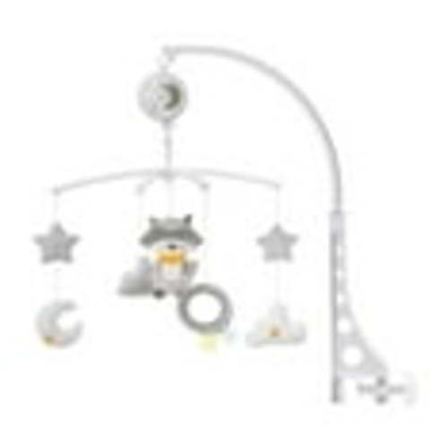 Willstar 1Set Baby Crib Mobile Musical Bed Bell Cot Music Box Kids Gift Rattles Raccoon Toy