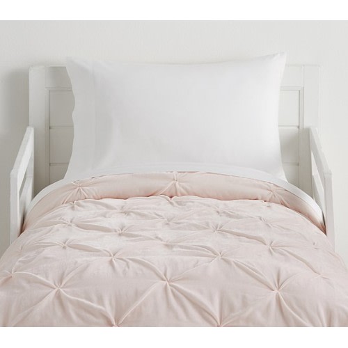 Monique Lhuillier Velvet Pintuck Toddler Quilt