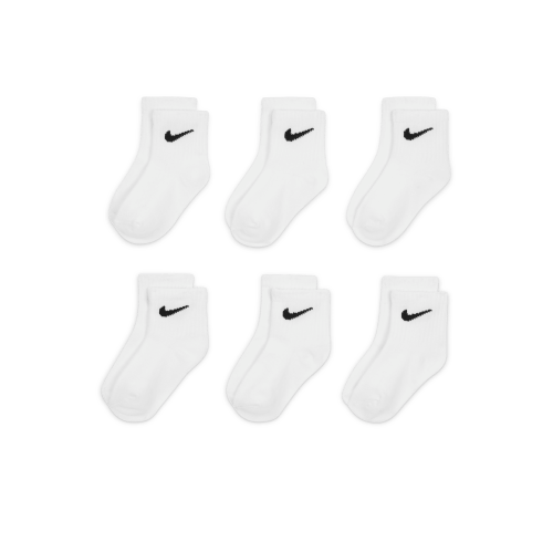 Nike Logo Ankle Socks Box Set (6 Pairs) Baby Socks. Nike.com