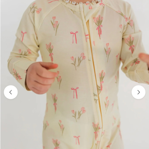 Tulip Fields Zipper Romper – In My Jammers