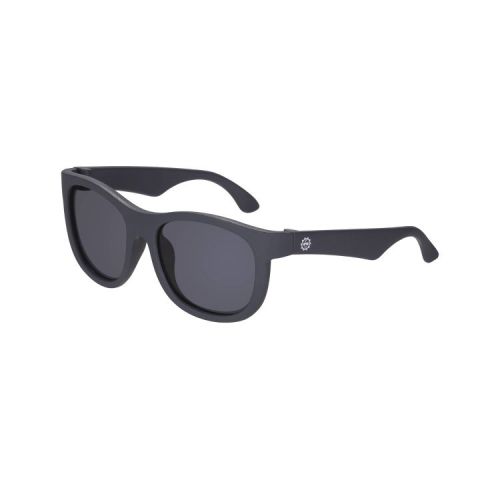 Little Suns by Babiators Rubber Oval Navigator Sunglasses - Jet Black