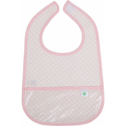 The Wipe It Bib, Pink Gingham - Apple of My Isla Bibs | Maisonette