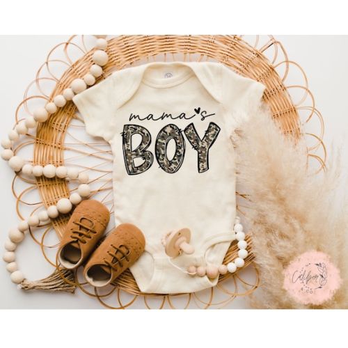 Mamas Boy Onesie® Baby Boy Onesies® Cute Baby Onesie® Camo - Etsy