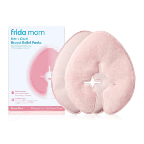 Frida Mom Breast Therapy Packs, Breast Pads, Cold & Hot Pack for Pain Relief, Breastfeeding Essentials for Lactation Support, Mastitis, Engorgement and Pump Aid, Postpartum Recovery, 2pk