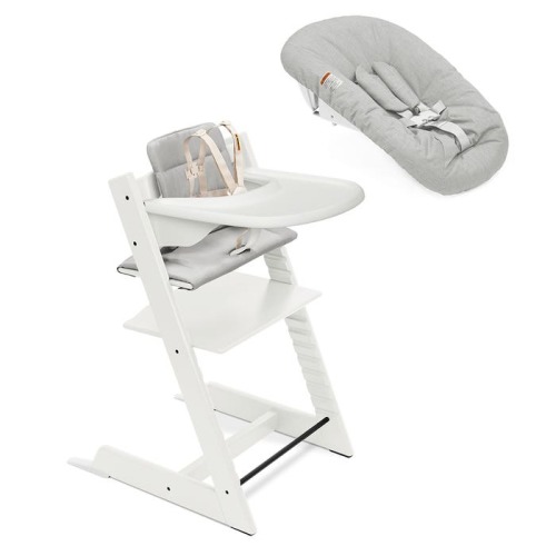 Tripp Trapp® High Chair² and Cushion with Stokke® Tray and Newborn Set
