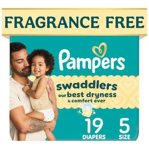 Pampers Swaddlers Diapers - Jumbo Pack - Size 5 - 19ct