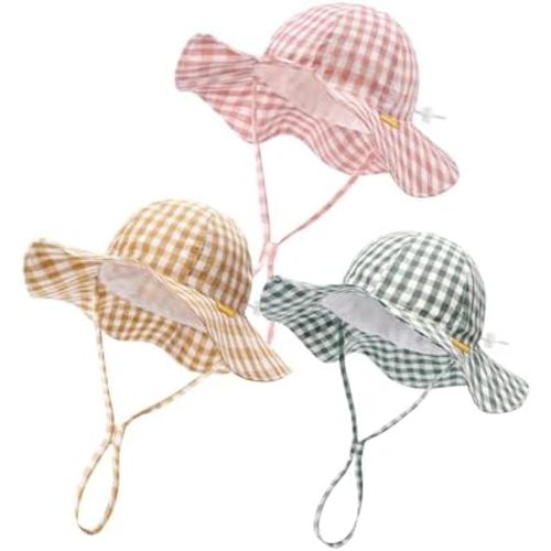 FURTALK Baby Sun Hat Toddler Summer Hats UPF 50+ Wide Brim Girls Boys Bucket Hat