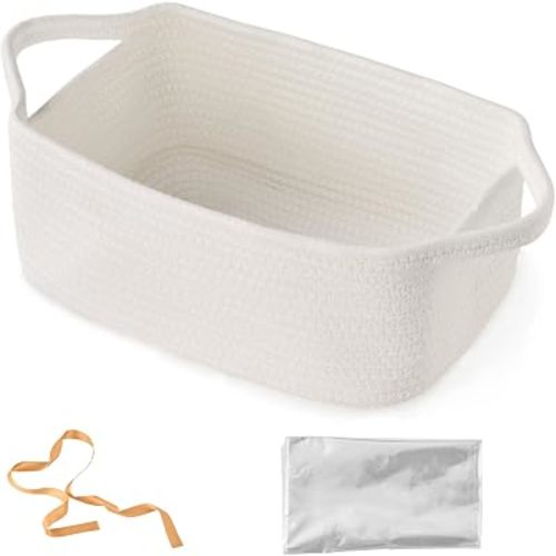 XLarge Gift Basket, Empty Cute Woven Basket for Baby Shower