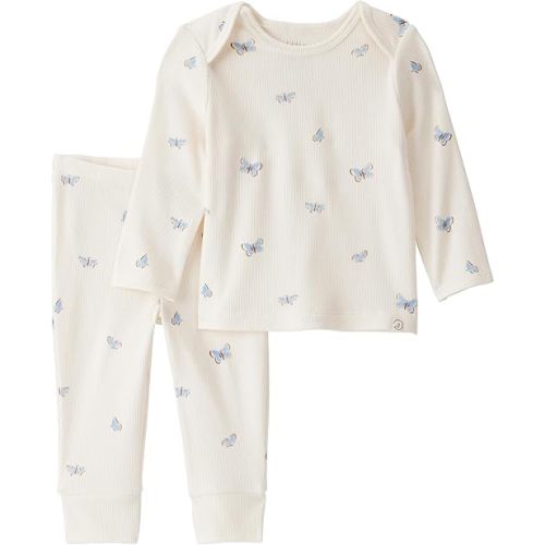 little planet by carter's Girl 2-piece Pants Set made with Organic Cotton, Butterfly, 12M