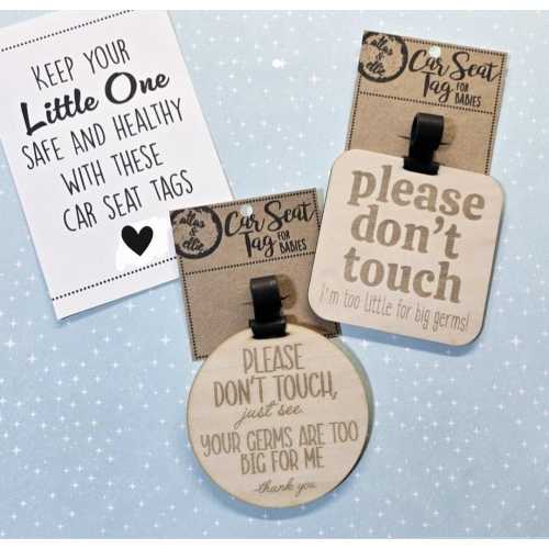Please Don't Touch Car Seat Tag: Baby Safety Sign