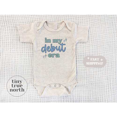 In My Debut Era Baby Bodysuit - Swift Inspired Newborn Gift
