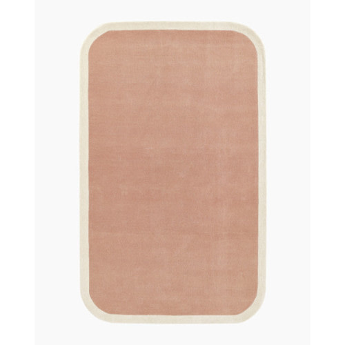 Colorful Curves Hand-Tufted Rug in Pink
