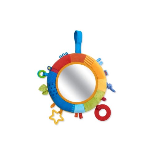 Rainbow Baby Mirror for Tummy Time - Developmental Infant Toy for 6-12 Months - Baby Sensory Toy for Baby Gifts 6 Months and Up