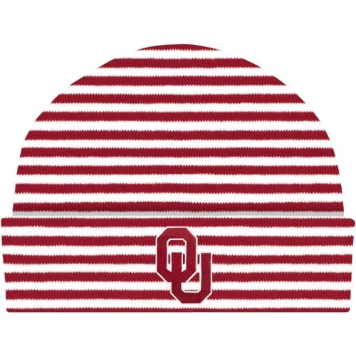 College Baby Striped Knit Cap - Team Logo, Multiple Colors for Baby Boys & Girls, (0-3 Months)