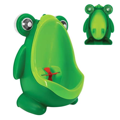 LulyBoo Height Adjustable Easy Clean Toilet Training Urinal for Boys, Green