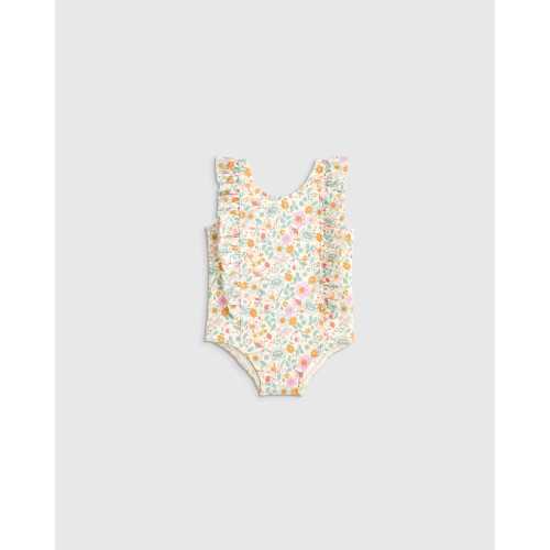 Ruffle One Piece Swimsuit - Baby in Soft Ditsy Floral