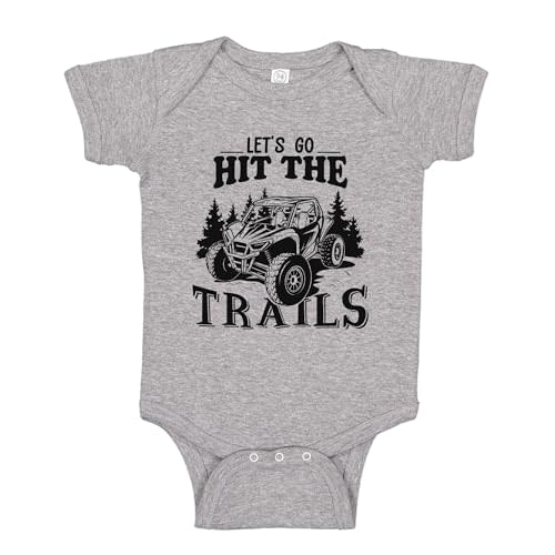 Let's Go Hit The Trails ATV Side By Side Baby Bodysuit One Piece or Toddler T-Shirt 4x4 Themed Gift