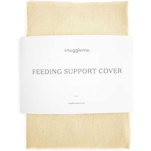 Snuggle Me Organic | Feeding Support Cover v2 | Nursing, Bottle Feeding and Bonding Support | Organic Cotton | Honey - Covers fit The New v2 Feeding Pillow