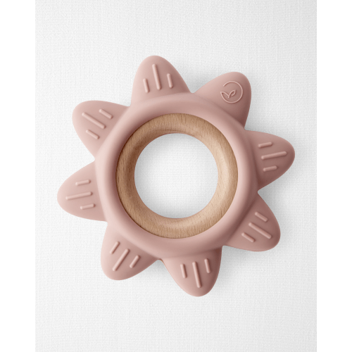 Little Planet Silicone & Wood Teether - Pink - Little Planet | Carter's