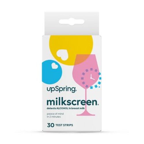 UpSpring MilkScreen Breast Milk Test Strips for Alcohol - 30ct - Detects Alcohol in Breast Milk: Home Diagnostic Test, 2-Minute Results