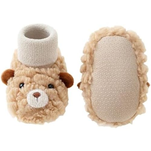 Baby Sock Shoes Infant Floor Booties Toddler Ankle Socks slippers Non-Skid Walking Sock Top Booties