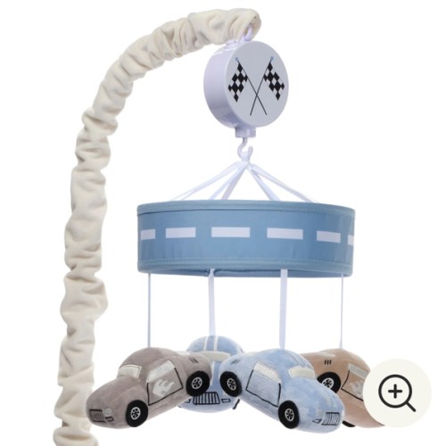Little Racer Musical Baby Crib Mobile