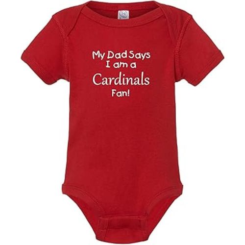 Cute My Dad Says I am a Baseball Fan Baby Bodysuit