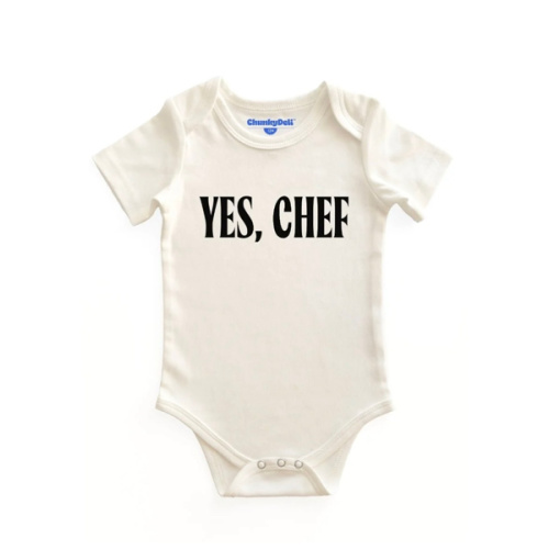 Yes Chef! Baby Bodysuit Culinary Style | Chunky Deli