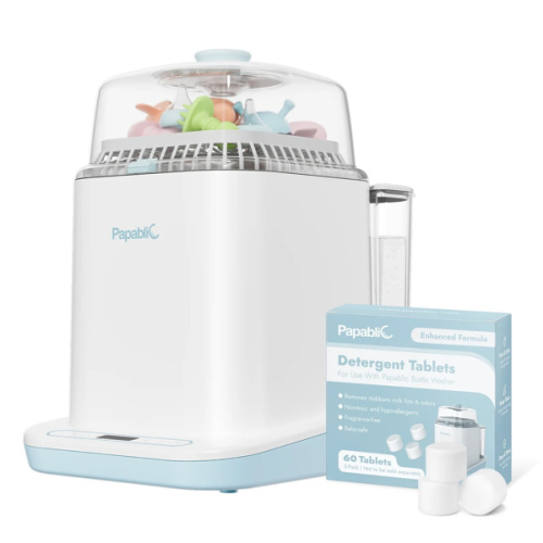 Papablic Baby Bottle Washer Sterilizer and Dryer All in One Bottle Cleaner