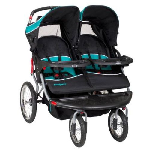 Double Jogger Stroller - Blue Tropic