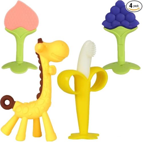 Baby Teething Toys 3-6 Months, Baby Chew Teether Toys