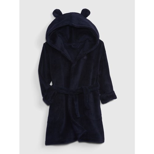 Toddler Brannan Bear Fuzzy Robe in dark night blue, size: 2 YRS