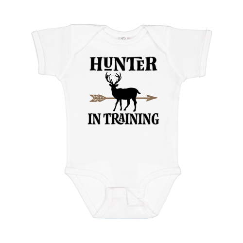Inktastic Hunter in Training Hunting Boys Baby Bodysuit
